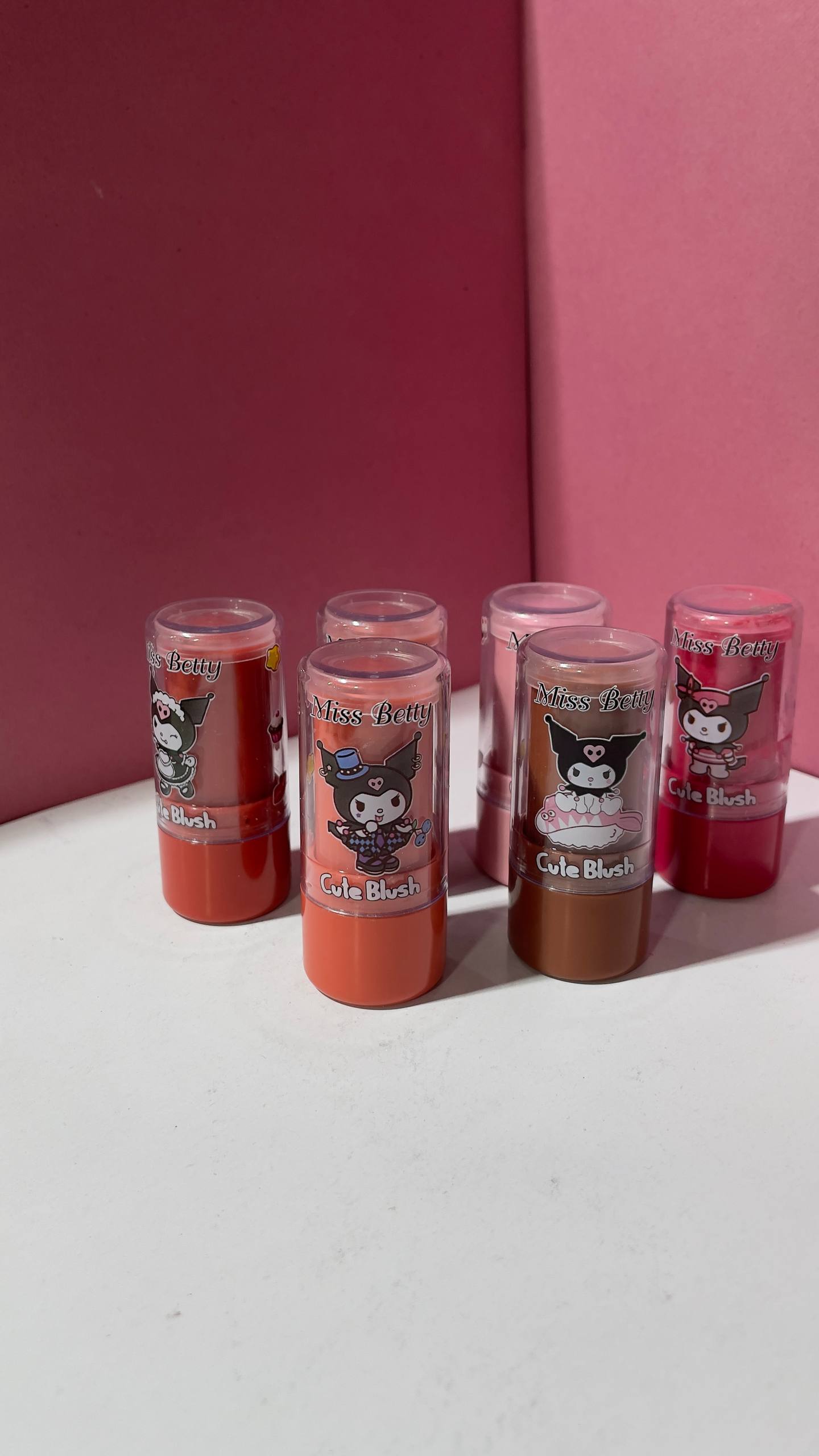 رژگونه استیکی مات  فانتزی کرومی