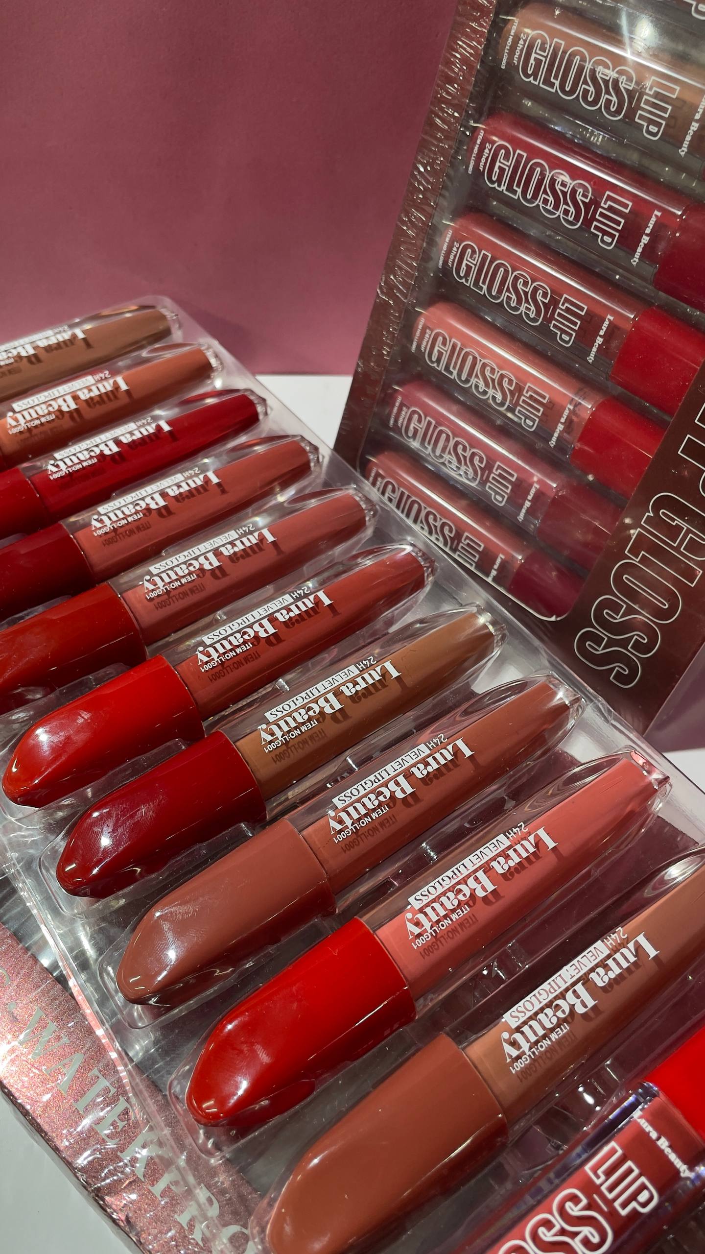 💋 ست لیپ گلاس متنوع ۱۲ تایی