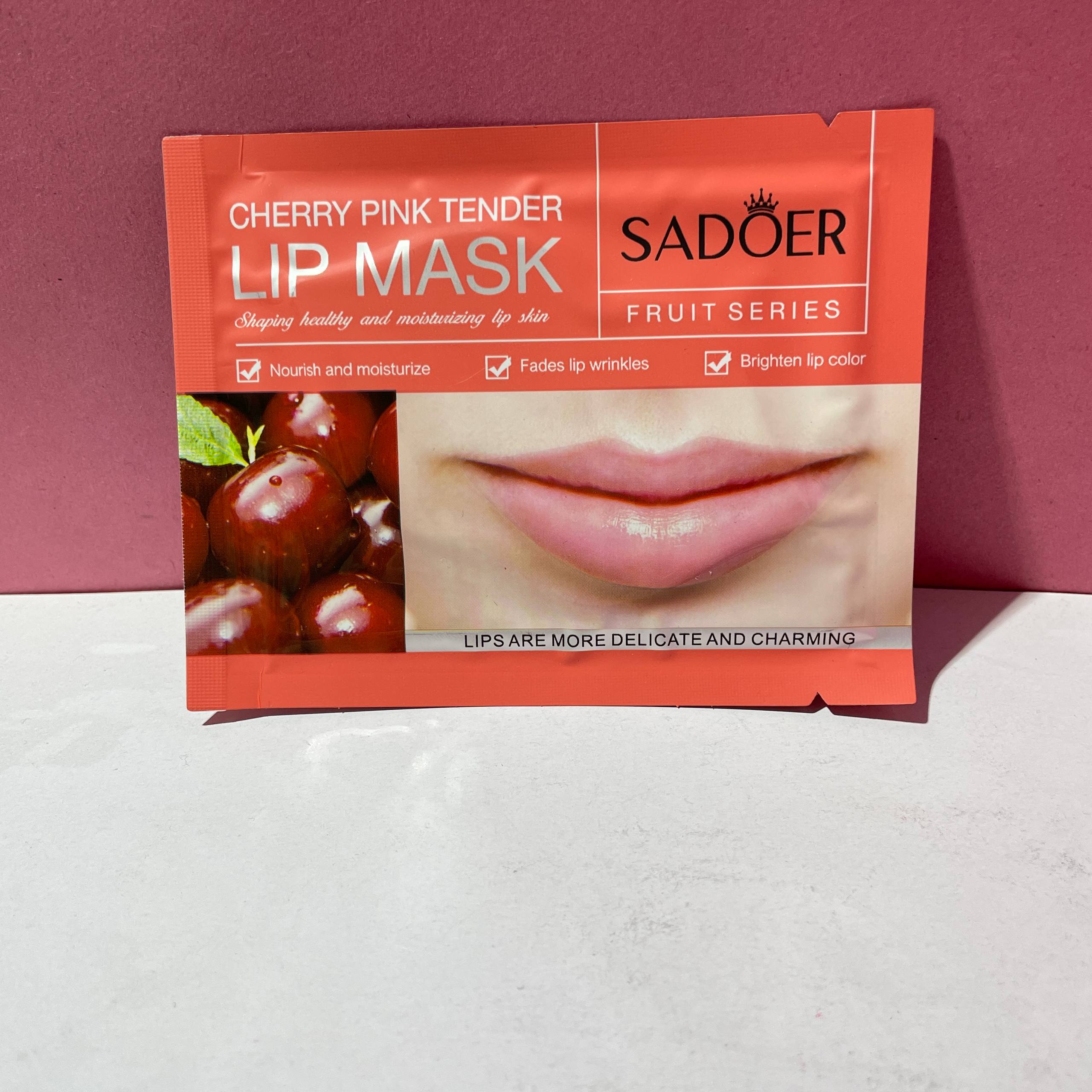 💋✨ ماسک ورقه‌ای لب گیلاس 🍒